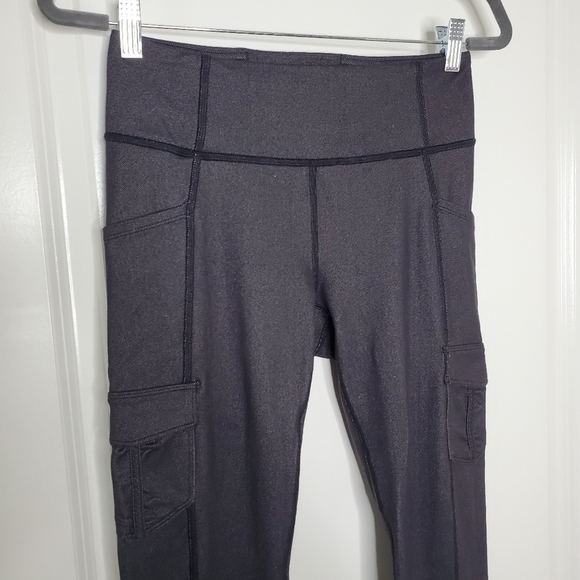 Lululemon Black Scenic Route High Rise Luon 25" Tight Leggings - Picture 7 of 13